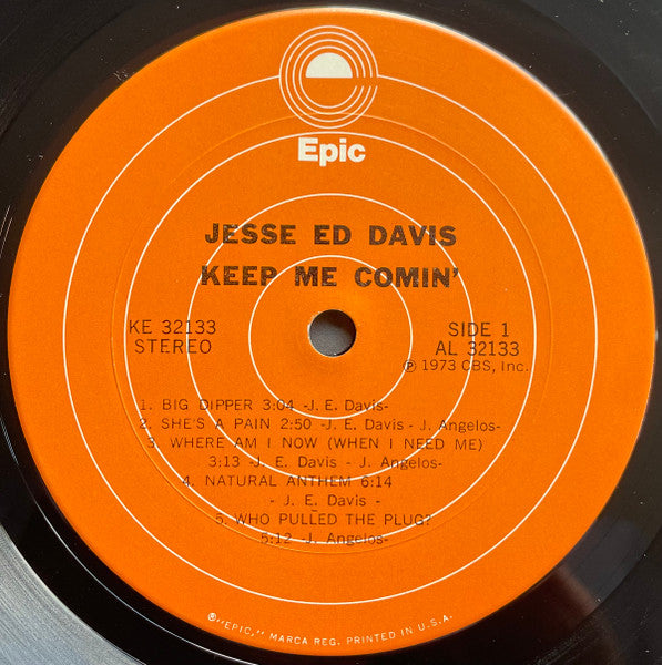 Keep Me Comin' - Davis, Jesse Ed