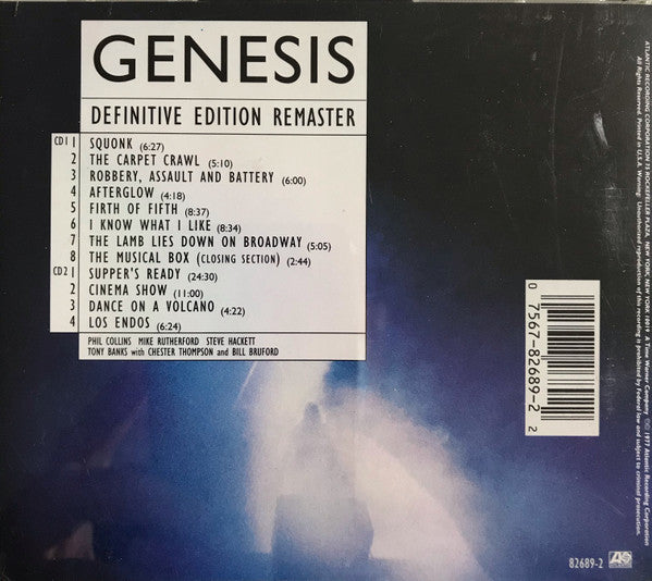 Seconds Out (remastered) - Genesis