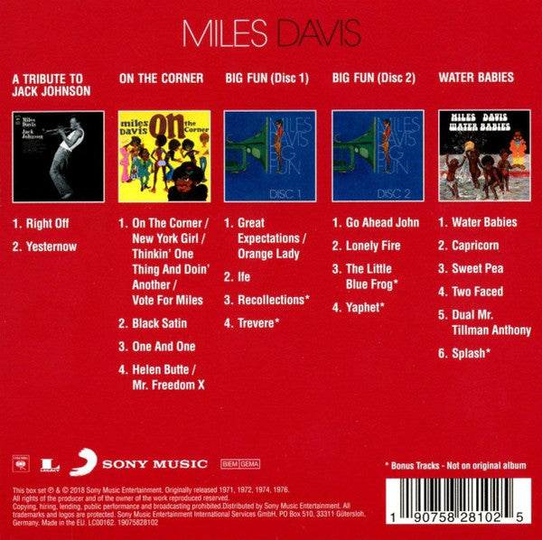 Original Album Classics  - Davis, Miles