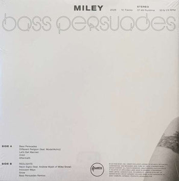 Bass Persuades [Indie Exclusive Apple with Poster] - Miley
