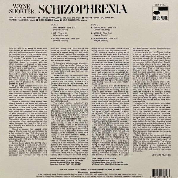 Schizophrenia - Shorter, Wayne