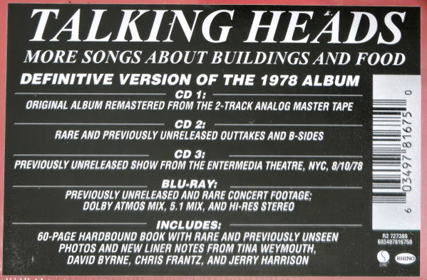 More Songs About Buildings And Food - Talking Heads