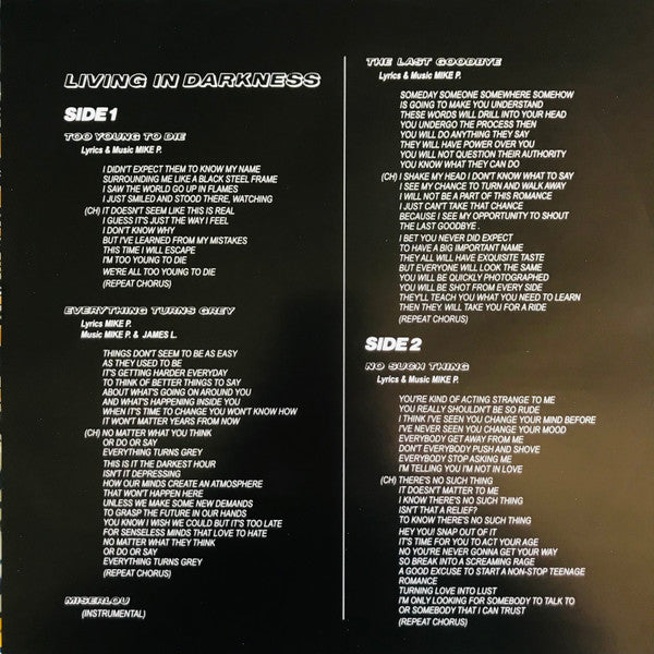 Living In Darkness - Agent Orange