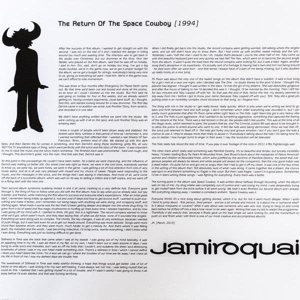 Return Of The Space Cowboy - Jamiroquai