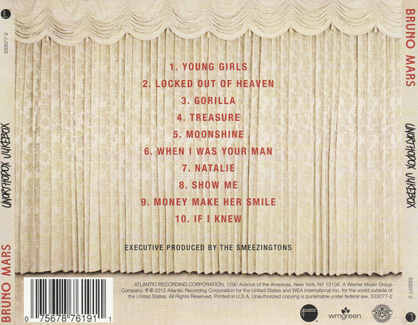 Unorthodox Jukebox - Mars, Bruno