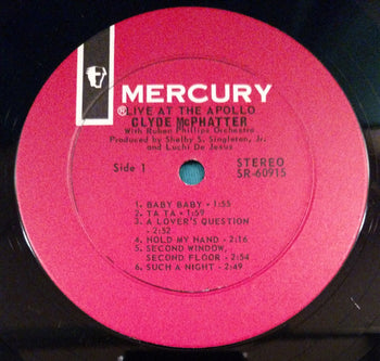 Live At The Apollo - McPhatter, Clyde