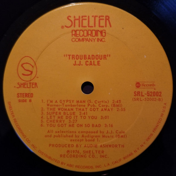 Troubadour - J.J. Cale