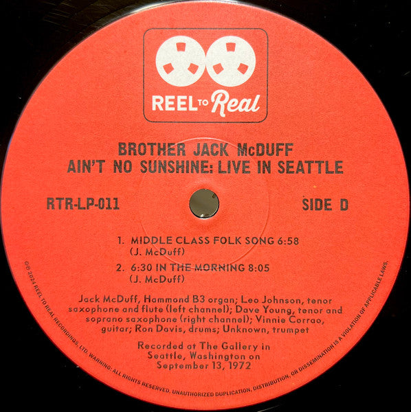 Ain't - McDuff, Brother Jack