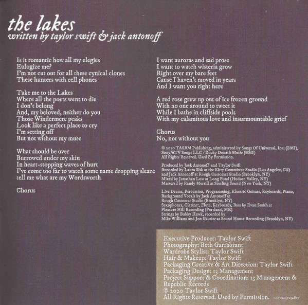 Folklore - Swift, Taylor