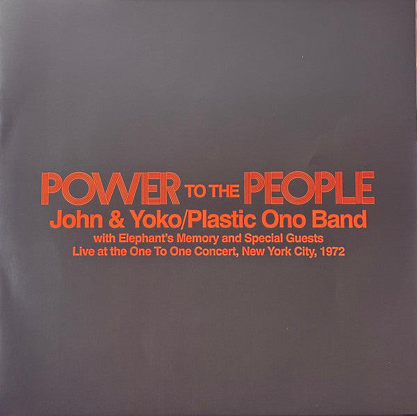 Power To The People: Live at the One To One - Lennon, John / Plastic Ono Band