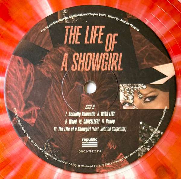 The Life Of A Showgirl - Swift, Taylor