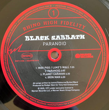 Paranoid - Black Sabbath