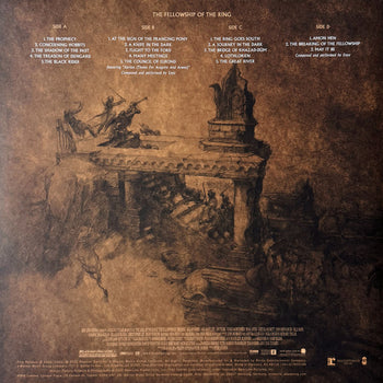 Lord Of The Rings: Fellowship Of The Ring [Indie Exclusive Palantir Clear LP] - Howard Shore