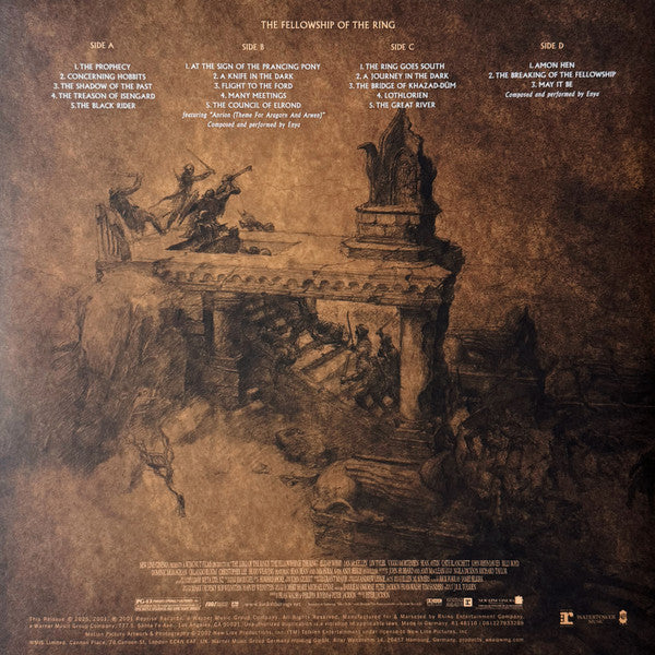Lord Of The Rings: Fellowship Of The Ring [Indie Exclusive Palantir Clear LP] - Howard Shore