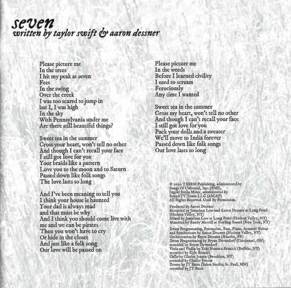 Folklore - Swift, Taylor