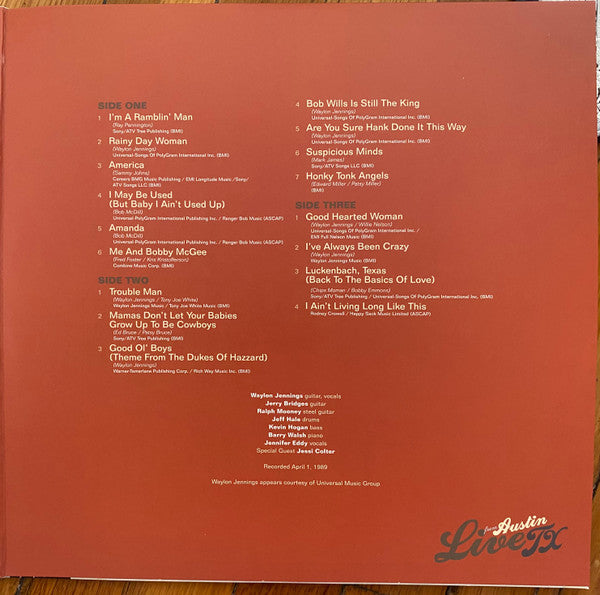 Live From Austin, TX '89 - Jennings, Waylon