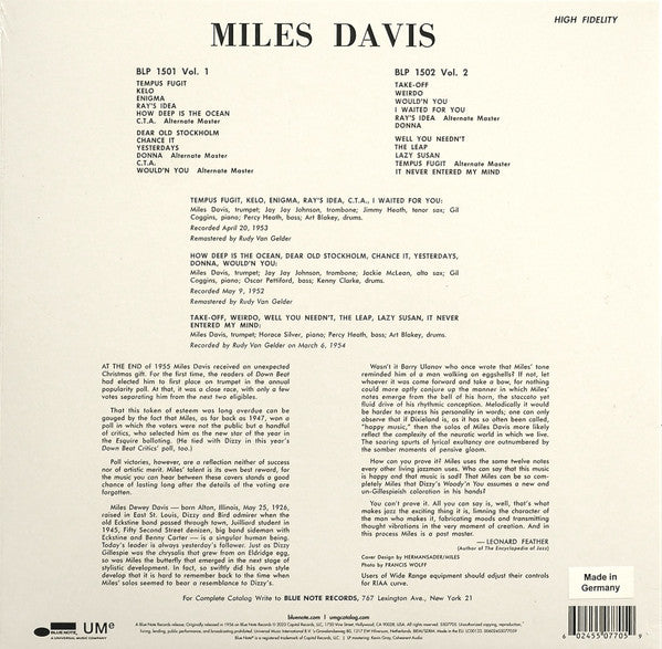 Volume 1 - Davis, Miles