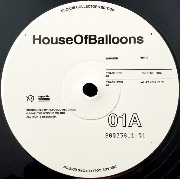 House Of Balloons - Weeknd, The