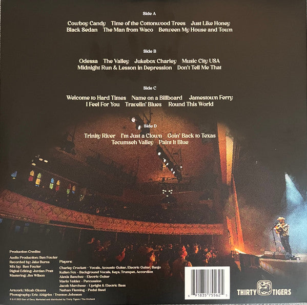 Live from the Ryman [LP] - Charley Crockett