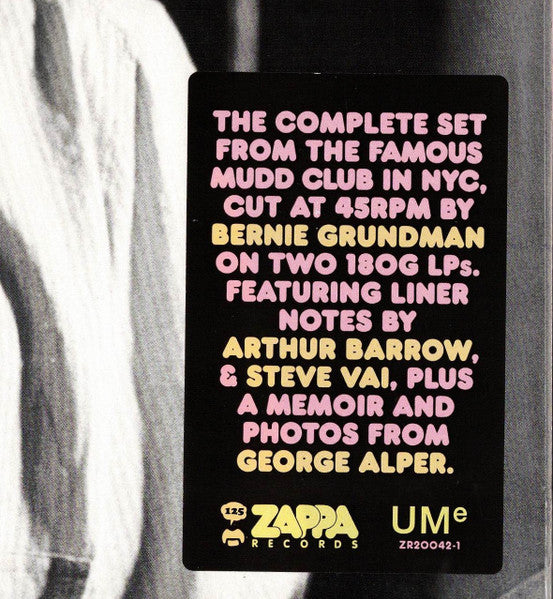 Zappa '80: Mudd Club - Zappa, Frank