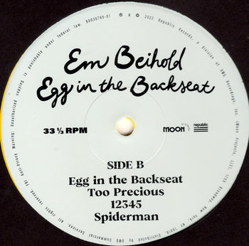 Egg In The Backseat (Ep) - Beihold, Em
