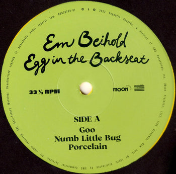 Egg In The Backseat (Ep) - Beihold, Em