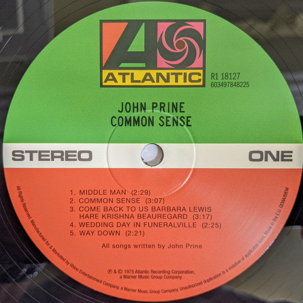 Common Sense - Prine, John