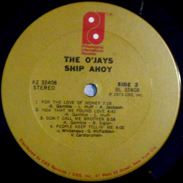 Ship Ahoy - The O'Jays