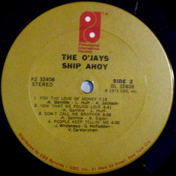 Ship Ahoy - The O'Jays