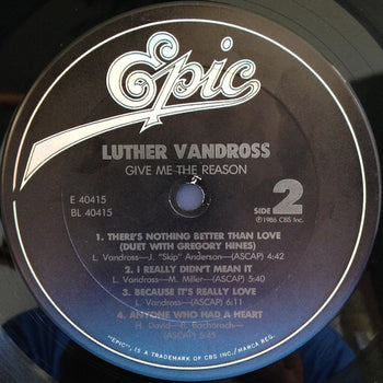 Give Me The Reason - Vandross, Luther