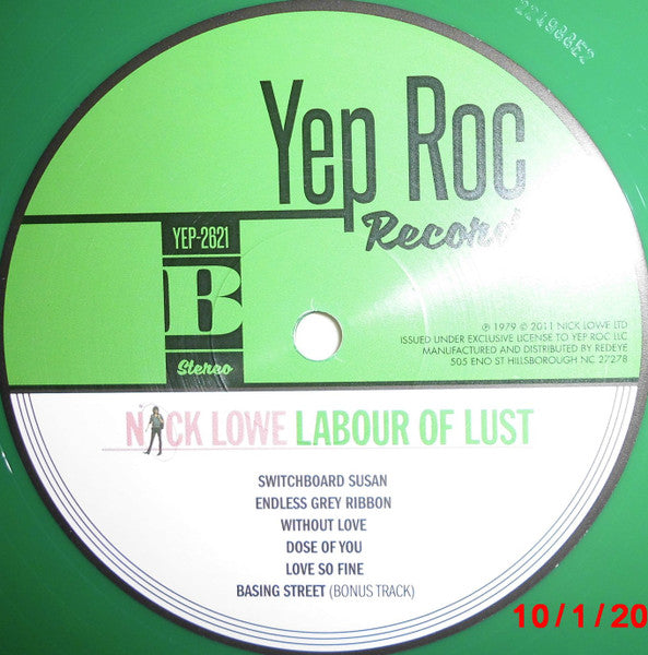Labour Of Lust - Lowe, Nick