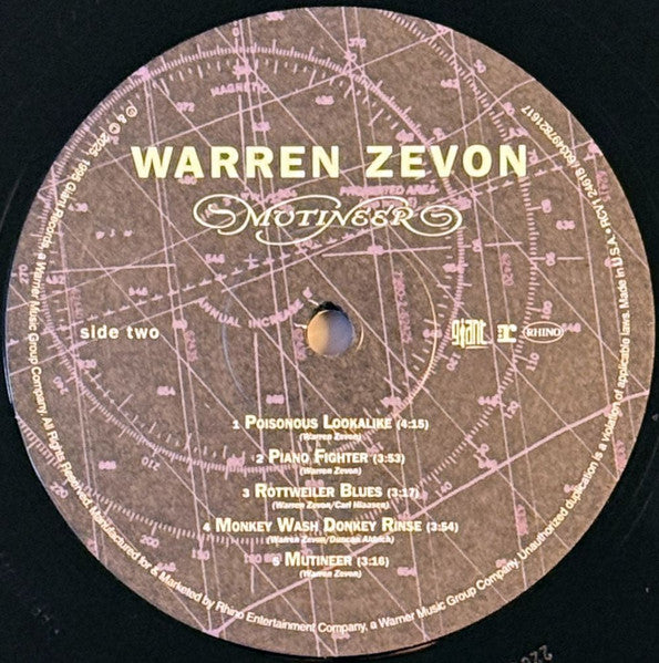 Mutineer - Zevon, Warren
