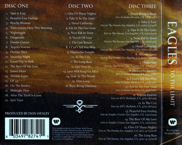 To The Limit: The Essential Collection - Eagles
