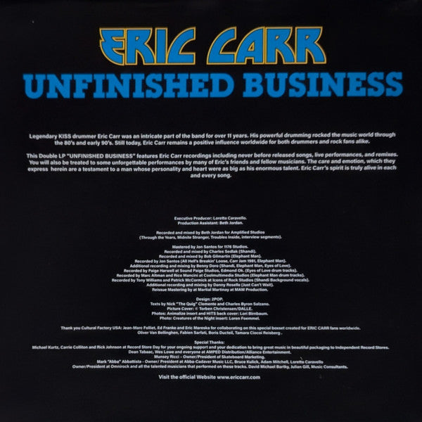 Unfinished Business: The LIQUID VINYL - Carr, Eric from KISS