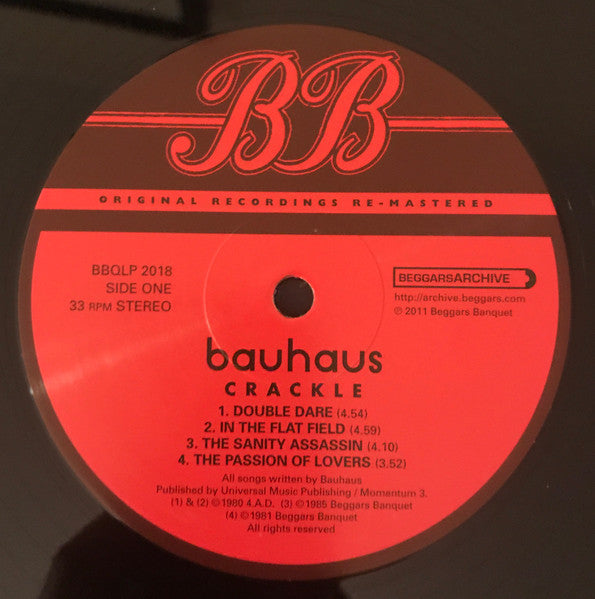 Crackle: Best Of Bauhaus - Bauhaus
