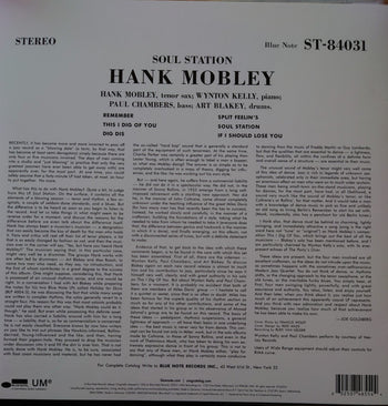 Soul Station - Mobley, Hank
