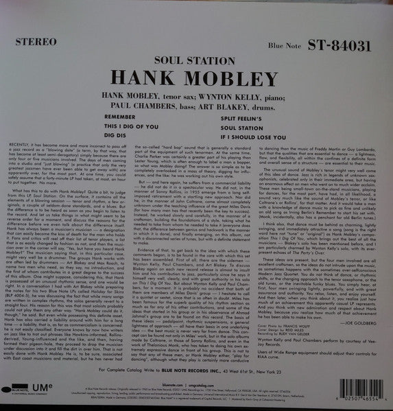 Soul Station - Mobley, Hank