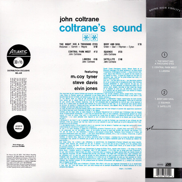 Coltrane's Sound - Coltrane, John