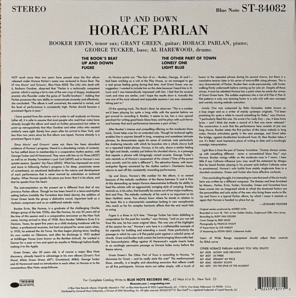 Up & Down - Parlan, Horace