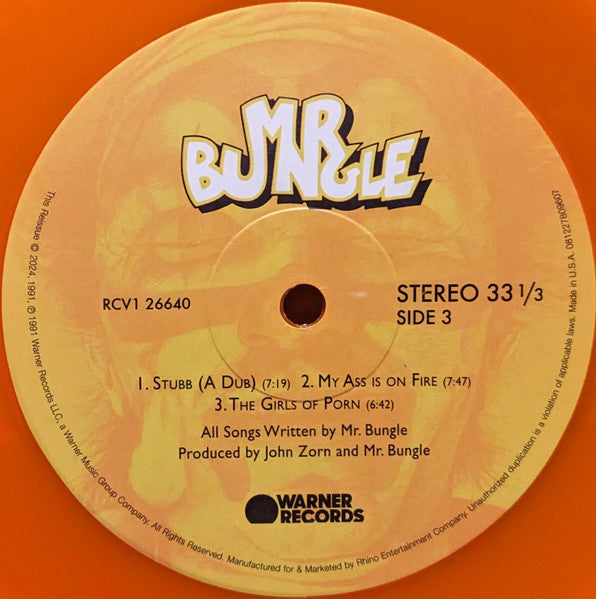 Mr Bungle (Rktbr25) [Orange Clear Vinyl] - Mr Bungle