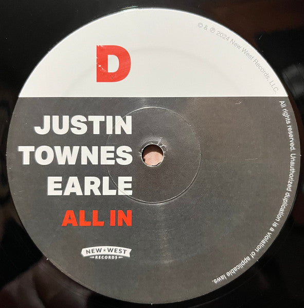 All In: Unreleased & Rarities (the New West Years) - Earle, Justin Townes