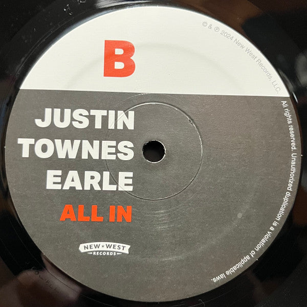 All In: Unreleased & Rarities (the New West Years) - Earle, Justin Townes