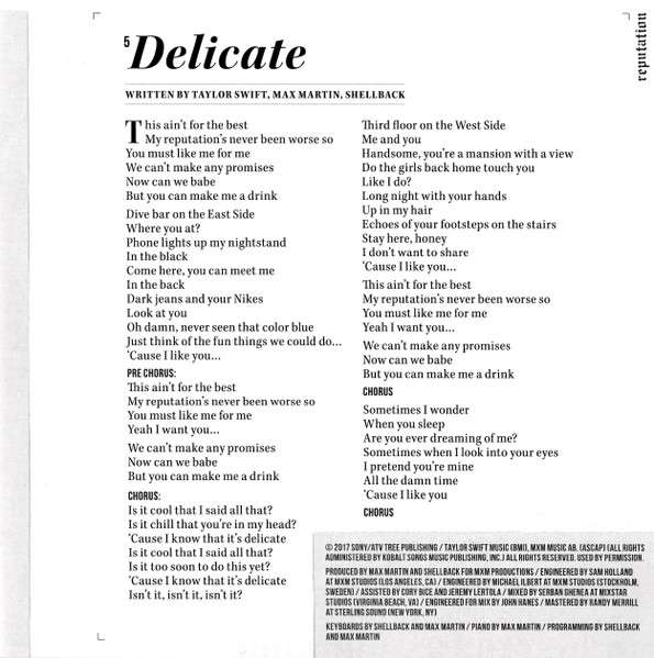 Reputation - Swift, Taylor