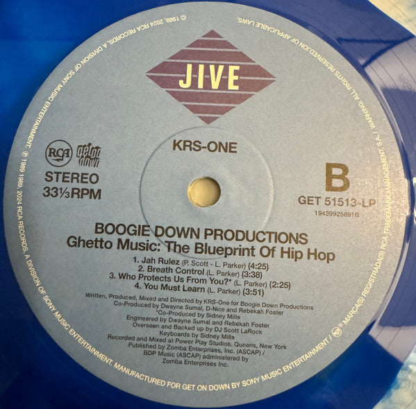 Ghetto Music: The Blueprint Of Hip Hop - Boogie Down Productions