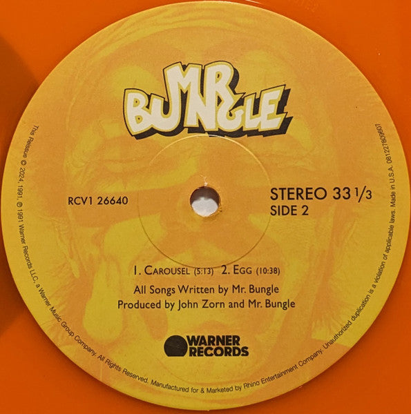 Mr Bungle (Rktbr25) [Orange Clear Vinyl] - Mr Bungle
