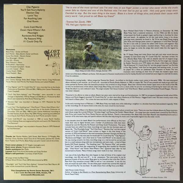 Clay Pigeons - Blaze Foley [LP]