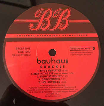 Crackle: Best Of Bauhaus - Bauhaus