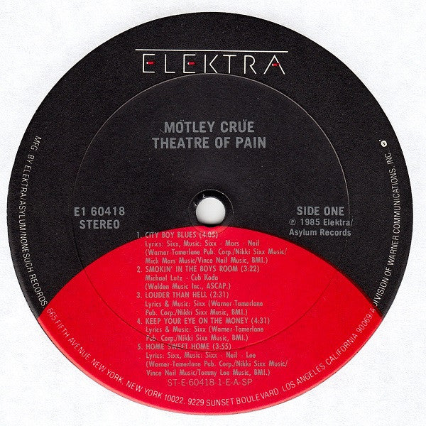 Theatre Of Pain - Motley Crue