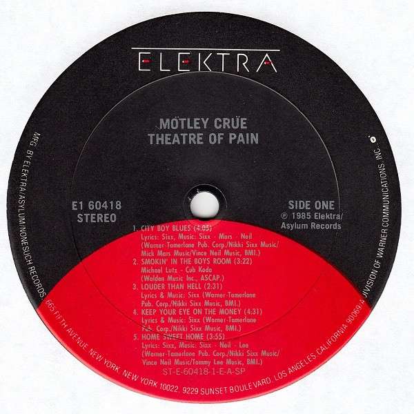 Theatre Of Pain - Motley Crue