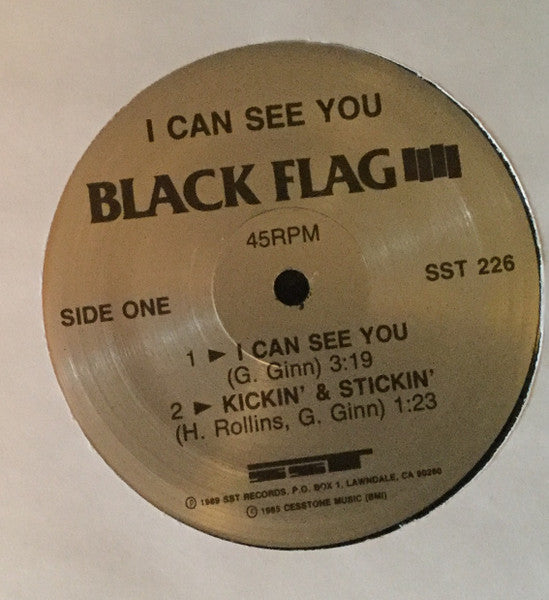 I Can See You - Black Flag